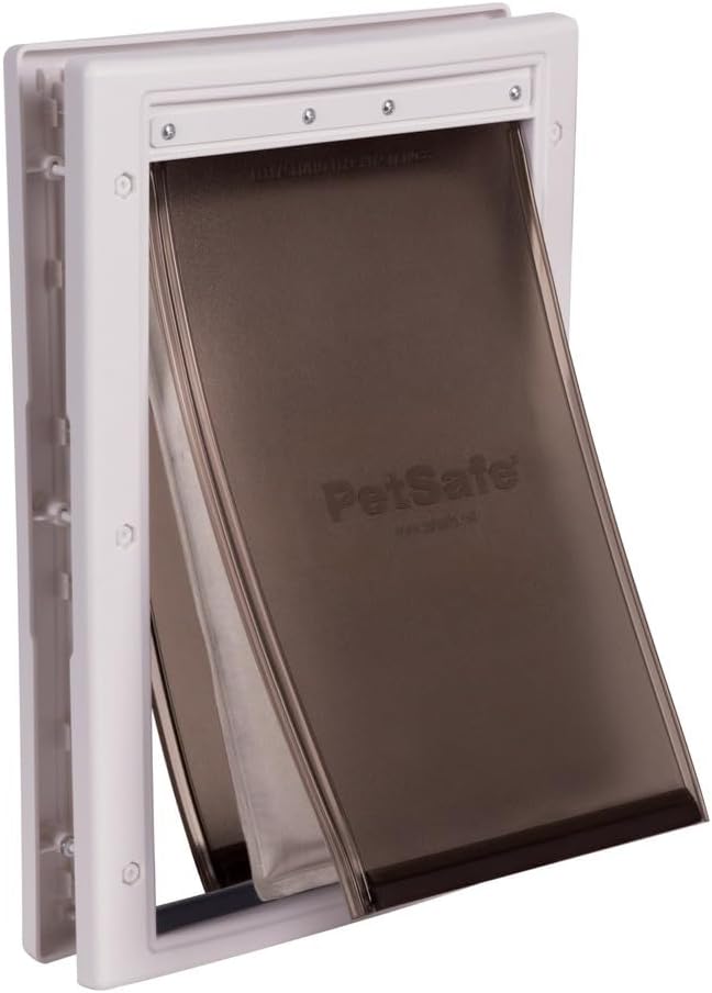 PetSafe Extreme Weather Pet Door Triple Flap Medium 18kg Customisable Frame