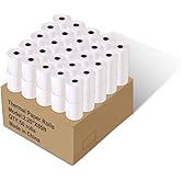 Immuson 2 1/4" x 85' Thermal Paper Receipt Rolls, POS/Cash Register Receipt Paper, Fits All Credit Card Terminals (50 Rolls)