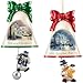 The Bradford Exchange Christmas Ornaments: Thomas Kinkade Ringing in The Holidays Ornament Set: Set 5