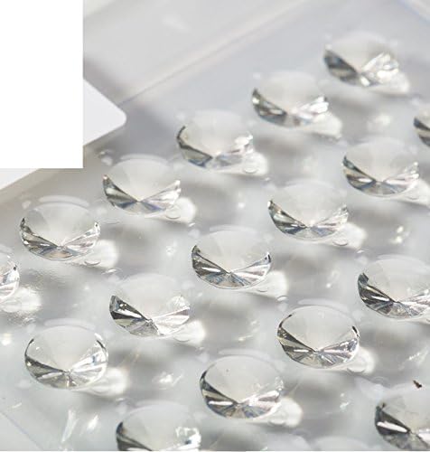 Pack of 48 Clear 10mm Edible Gems