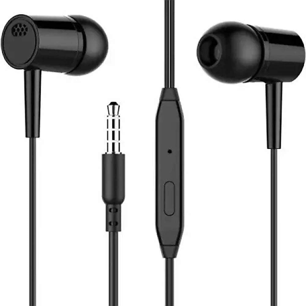 Music Earphone inEar Headphones with Microphone, Comfortable Earbuds