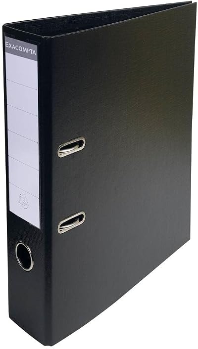 Exacompta Prem'Touch PVC Lever Arch File 320x290mm 2 Rings A4 70mm Spine