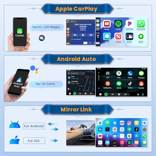 Inefala 2+64G Android 15 CarPlay Radio for BMW 5 Series (X5/E39/M5/E53) 1996-2007, Touch Screen 9'' with CarPlay and Android Auto, Support GPS Navigation Mirror Link Bluetooth RDS AHD WiFi DSP