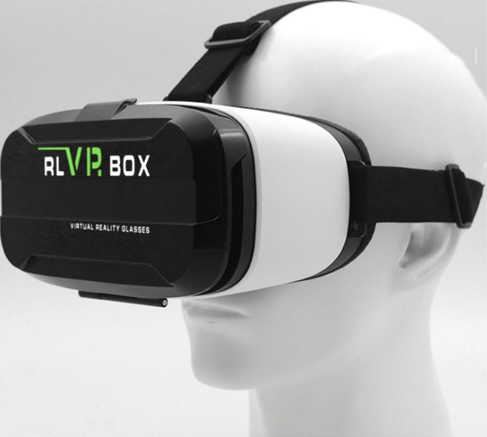 CCLOON 3D VR Virtual Reality Glasses Headset,Latest Upgrade Eye Protection 3D Video Movie Game Glasses, Virtual Reality Headset VR Box for all ios & Android Smartphones