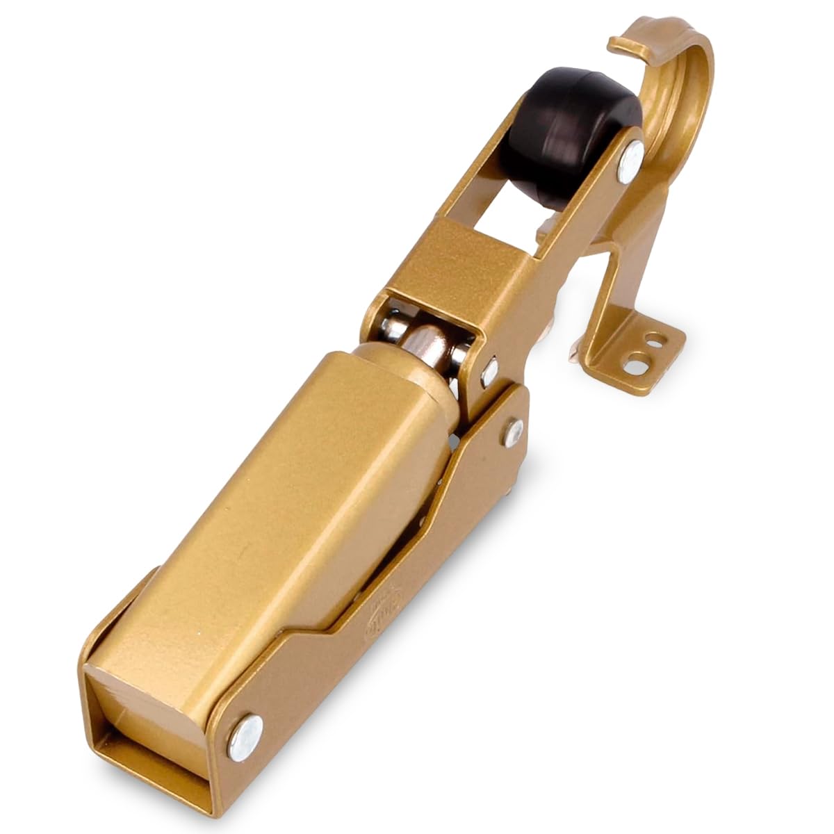 Amig - Door Retainer | Hydraulic Door Closer | Made of Aluminium | Dimensions: 108 x 32 mm | Ideal as a Brake, Stop or Door Buffer | Colour: Gold | Maximum Weight 40 kg