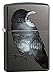 Zippo Exposed raven Pocket Lighter, Gray Dusk