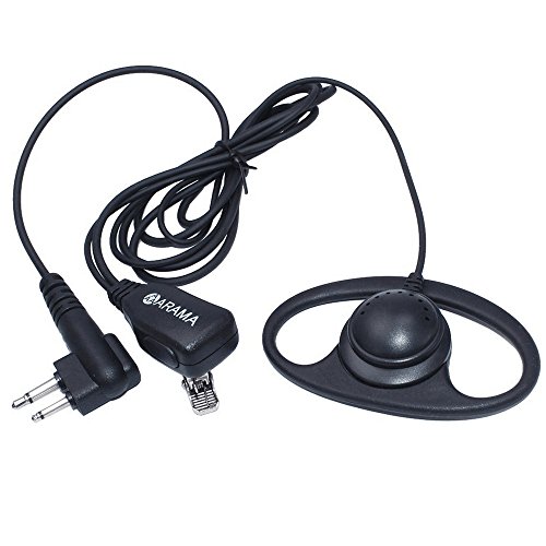 Arama 2Pin D Shape Earpiece Headset with PTT Mic for Motorola RDX XTN SP-series 2 Way Radios