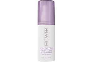 FLOWER Beauty By Drew Barrymore Seal The Deal Setting Spray for Makeup - Long-Lasting + Flawless Finish - Sweat-Proof + Rub-Resistant - Matte + All Day Face Makeup - Cruelty-Free + Vegan