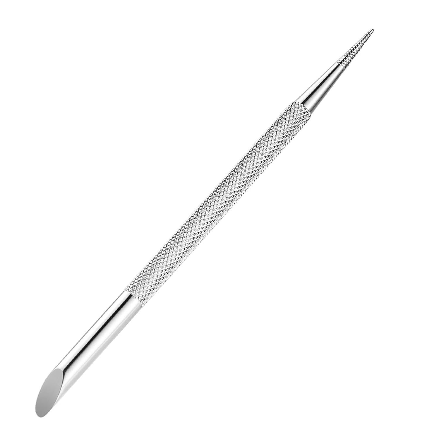 Stainless Steel Cuticle Pusher Nail Dotting Pen Nail Care Tool, Double Ended Manicure Stick Cuticle Remover Cleaner Cuticle Pusher Wooden Cuticle Pusher Sticks Glass Cuticle Pusher And File Kit