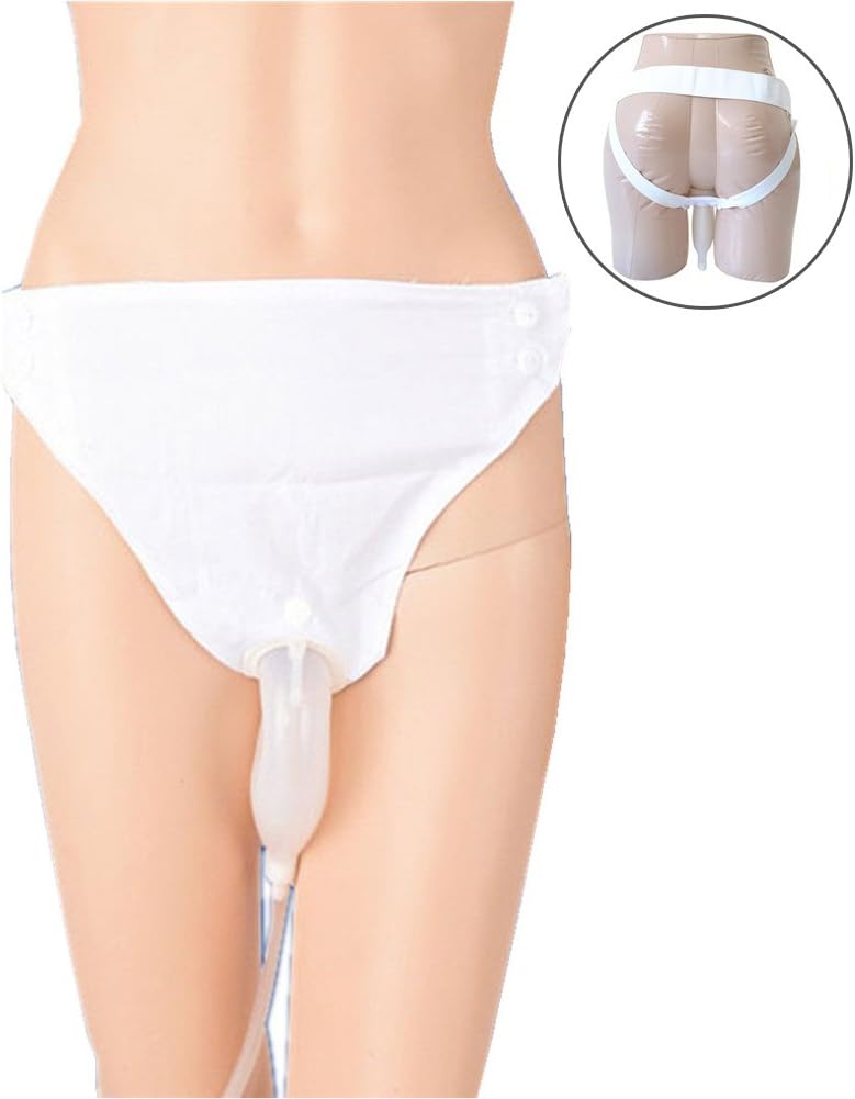 Portable Wearable Women's Urinal Bag Pee Bag Spill Proof Collector Incontinence Aid Bathroom