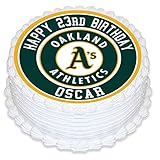 Oakland Athletics Edible Image Cake Topper