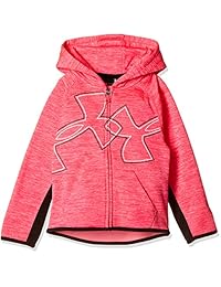 Under Armour - Sudadera con capucha y cremallera para niña