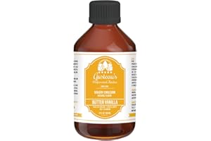 GUSTEAU’S PROFESSIONAL KITCHEN Gusteau's - Butter Vanilla Bakery Emulsion, 4 fl oz (100ml) Alcohol Free, Sugar Free, Kosher (BUTTER VANILLA)