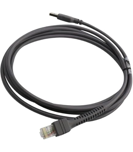 Amazon.com: Zebra CBA-U21-S07ZBR - Serial Cable (Black, 2.1 m, USB