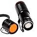 Black Light 365Nm UV Flashlight Blacklight Mini Handheld UV Led Flashlight Adjust Focus Perfect for Counterfeit Detection Document Verification Jade Inspection (AA Battery)