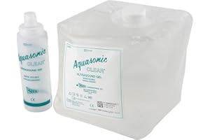 Parker Labs Aquasonic Clear Ultrasound Gel - 5 Liter - Water Soluble - Hypoallergenic & Non-Irritating - Aquasonic Ultrasound Gel with Refillable Dispenser - No Fragrance or Color