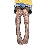 Kids Girl Tights Hosiery,Elaco Girl Children Hosiery Fishnet Thigh Elastic High Stockings Pantyhose (A)