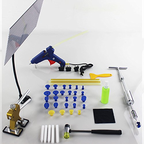 Super PDR 48pcs Tools Kits Dent Removel Paintless Slide Hammer Suction Cup Glue Sticks Protabs