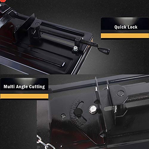 Toolman 14'' 15A Power Tools with 3PCS Blades Multi-purpose Cutting Metal Saw Chop Saw Cut Machine Diamond Circular Saw Heavy Duty Power Tool 8350A