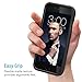 iPhone 6 case, Maxboost [HyperPro Series] Premium Shock-Absorbing TPU Cases Durable Bumper Cover Frame, Matte Soft Anti-Scratch Finish Work with iPhone 6 (2014) - Transparent Clear Black