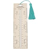 FREEBLOSS Wooden Stitch Counting Gauge Wooden Knitting Measuring Tool Cross Stitch Gauge Ruler Knitting Tool for Counting Stitches Craft, 2.6x8.3''