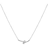 Buyongwant Two Piece Y2k Irregular Starlight Necklace for Women Snake Bone Chain Pendant Jewelry Collar Chain Blue