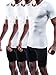 NELEUS Men's 3 Pack Compression Shirts,5011,White,2XL,EUR 3XL