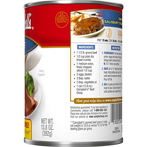 Campbell's Gravy, Beef, 13.8 Ounce (Packaging May Vary)