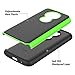 Moto G6 Play Case, SYONER [Shockproof] Defender Phone Case Cover for Motorola Moto G Play 6th Generation [Green]
