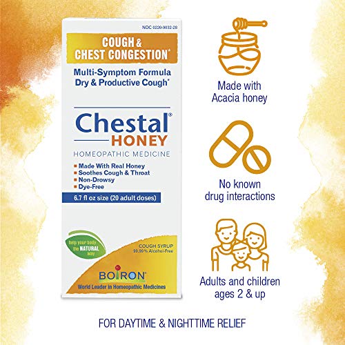 Boiron Chestal Honey Adult Cold and Cough Syrup for Nasal and Chest Congestion, Runny Nose, and Sore Throat Relief - 6.7… - Image 5