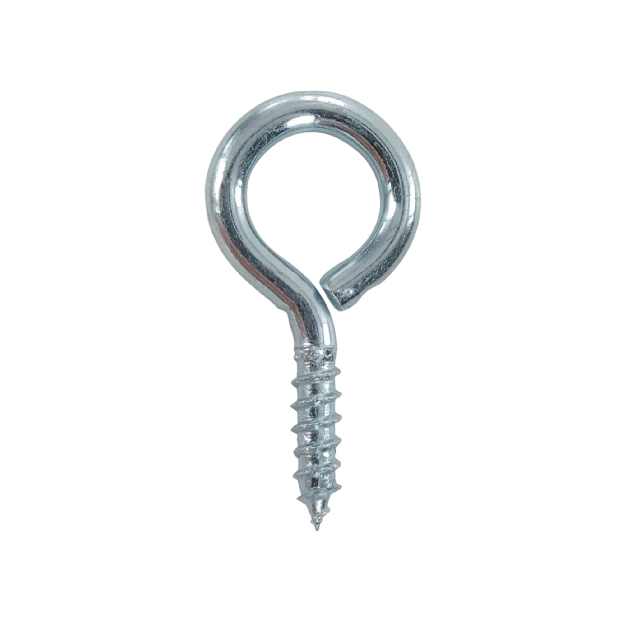 Merriway BH02787 (50 Pcs) Picture Frame Screw-In Eye, 19mm (3/4 inch) Bright Zinc Plated - Pack of 50 Pieces