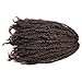 Pack of 3 Afro Kinky Marley Braids Hair Extensions ELEGANT MUSES Kanekalon Synthetic Twist Crochet Braiding Hair 18 inch 100g/pcs (18 inch, 4#)