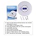 Combination Photoelectric Smoke Detector/Carbon Monoxide Detector for Home, Battery Operated Travel Portable Fire CO Alarm with Sound Warning and Digital Display
