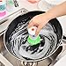 Pot/Dish Brush -4 Pcs Soap Dispensing Detergent Scrubber Kitchen Brush Dish Wash Palm Scrubber with Assorted Colors