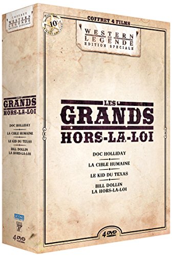 Les Grands Hors-La-Loi : Doc Holliday + La Cible Humaine + Le Kid Du Texas + Bill Dollin Le Hors-La-Loi - Pack