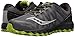 Saucony Men's Peregrine 7 Trail Runner, Grey/Black/Lime, 11 M US