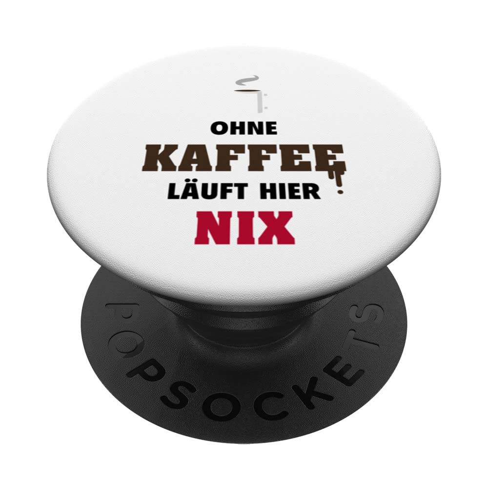 Nothing runs here without coffee PopSockets Swappable PopGrip