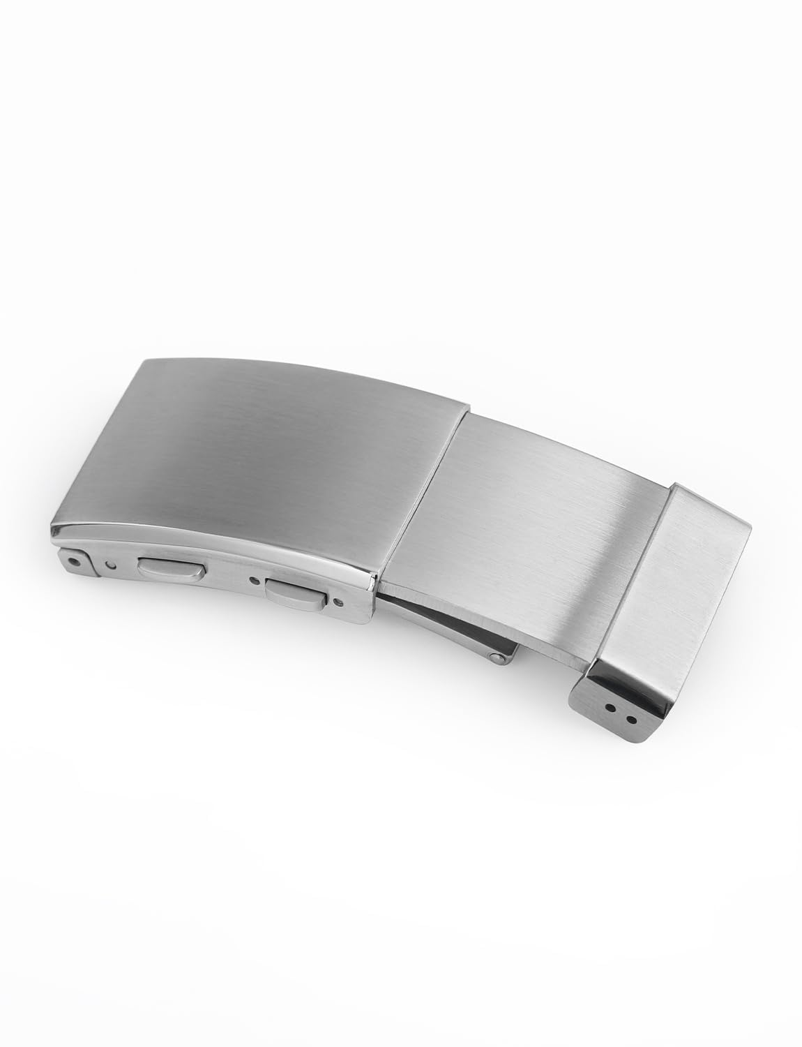 TACTICAL FROG Watch Clasps Stainless Steel Watchband Milled Clasp Folding Deployment Clasp Replacement for Watch Strap 16 mm 18 mm 20 mm 22 mm