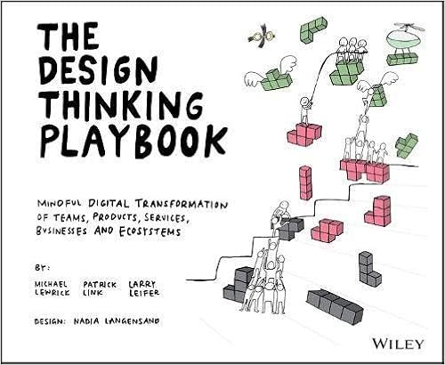 The Design Thinking Playbook: Mindful Digital Transformation of Teams, Products, Services, Businesses and Ecosystems, by Michael Lewrick Patrick Link The Design Thinking Playbook: Mindful Digital Transformation of Teams, Products, Services, Businesses and Ecosystems, by Michael Lewrick Patrick Link
