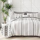 Bedorm Grey Boho Bed-in-A-Bag 8 Pieces Full