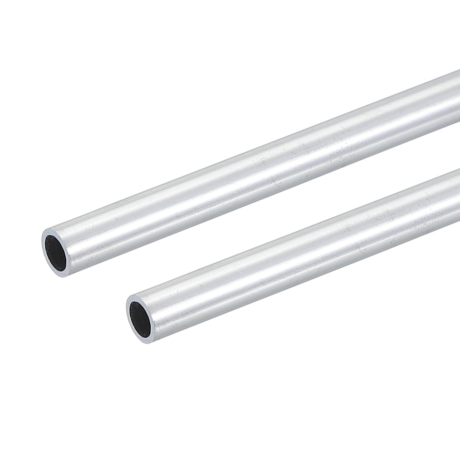 Photo 1 of PATIKIL 6063 Aluminum Tube, 2 Pcs 8mm OD 1mm Thickness 300mm Length Aluminum Round Tubing Seamless Metal Straight Pipe for DIY Crafts Industrial Model Furniture