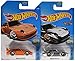 Hot Wheels 2017 Factory Fresh Porsche 993 GT2 10/10, Set of 2 Cars: Orange & Zamac