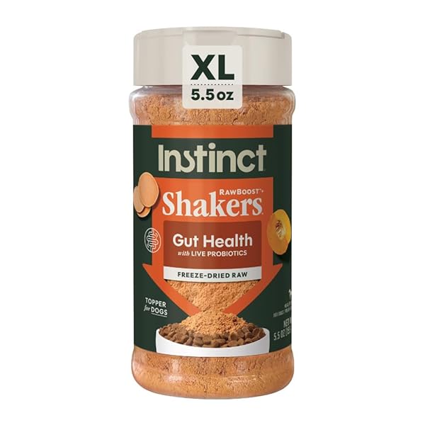 INSTINCT RAWBOOST SHAKERS, FREEZE-DRIED DOG FOOD POWDER TOPPER,...