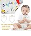 Baby Teething Toys, Infant BPA-Free Soft Silicone Teether Toys Set Chew Toy Freezer Safe with Two Piece Bandana Drool Bibs for Kids & Toddlers by Fayoo (Pack of 7)