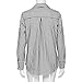Vovotrade Women's Long Sleeve V Neck Striped Printed Casual Blouse Tops