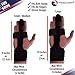 Trigger Finger Splint Middle Finger Brace | Middle Finger Splint For Broken or Fractured Middle Finger, Arthritis, Tendonitis, Tenosyvitis | Mallet Trigger Finger Straightener Immobilizer | LARGE