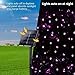 Joomer Purple Solar Christmas Lights 72ft 200 LED 8 Modes Waterproof Solar Fairy Lights for Christmas Decorations