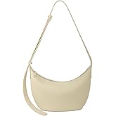 DONNAIN Premium Full Grained Leather Bucket Crossbody Bags, Small Top-Handle Handbags and Crescent Hobo Bag for Women