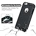 6s Plus Case, iPhone 6 Plus&6s Plus Case - TURATA [Heavy Duty] Dual Layer Hard Plastic TPU Protective Case Bumper with Dust Plug Dehone 6 Plus&6s Plus (5.5 inch) - Blacksign for iP