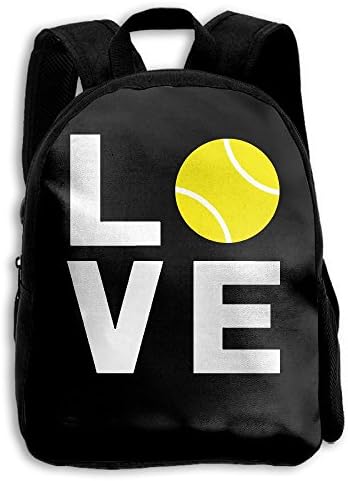 HFIUH5 Love Tennis Gift Idea For Tennis Fan / Tennis Player Cool Printing Backpack School Book Bag Boys Girls Daypack Travel Bag For Kids